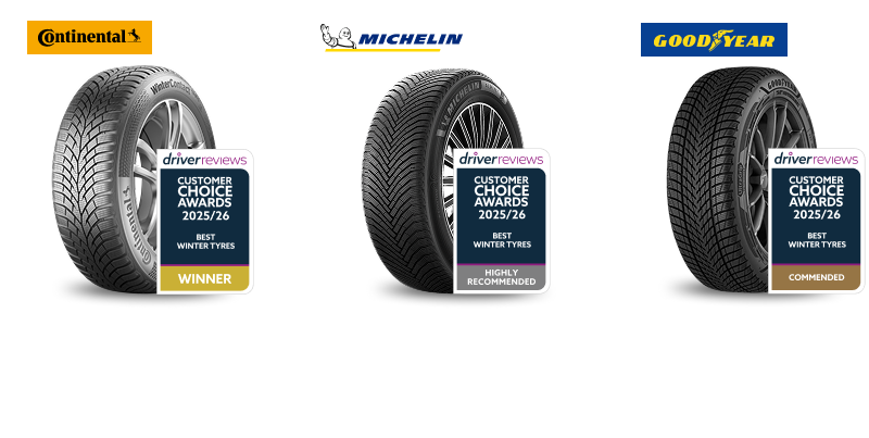 DriverReviews Winter Customer Choice Award Best Winter Tyres