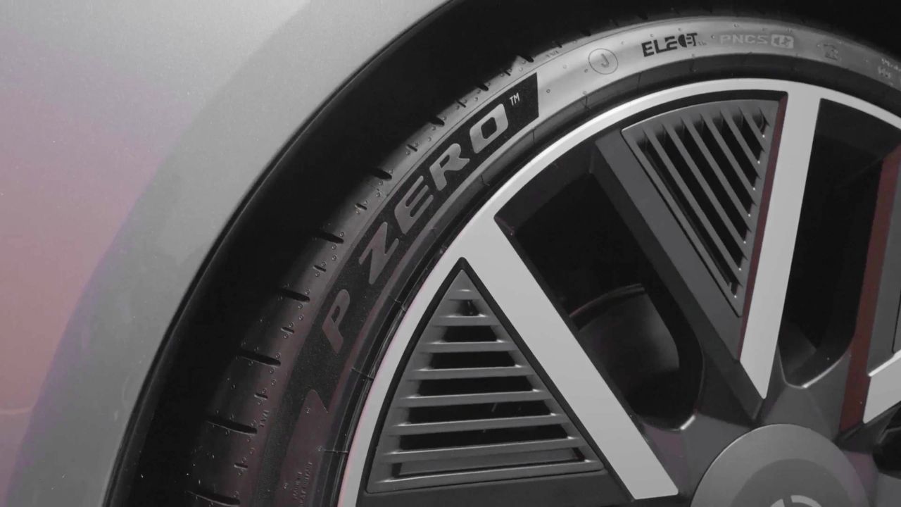 Jaguar Type 01 on 23 inch Pirelli P ZERO Elect PNC Tyres