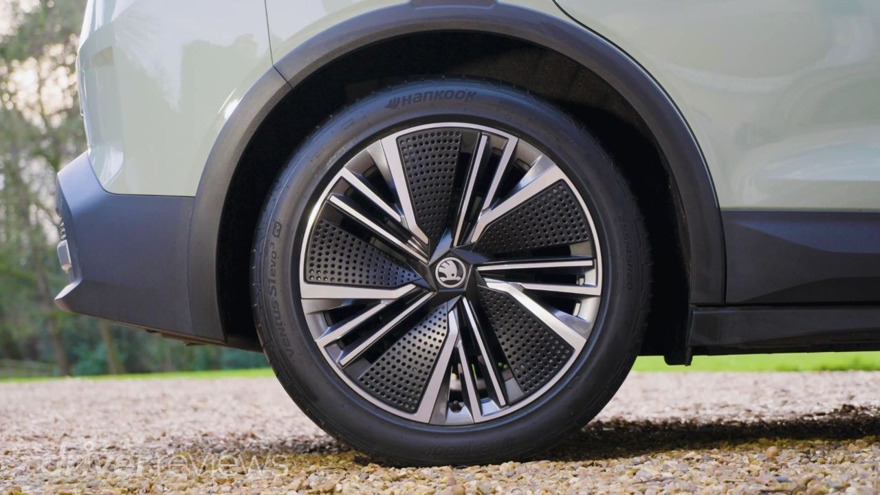 Skoda Elroq alloy wheel with Hankook Ventus S1 evo3 EV tyre on 20-inch rim