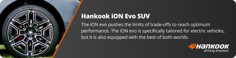 Hankook iON Evo SUV Tyre Talk Banner