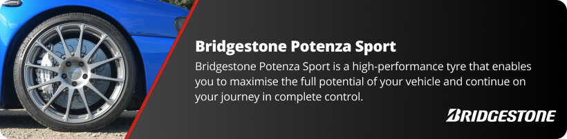 Bridgestone Potenza Sport Tyre Talk Banner